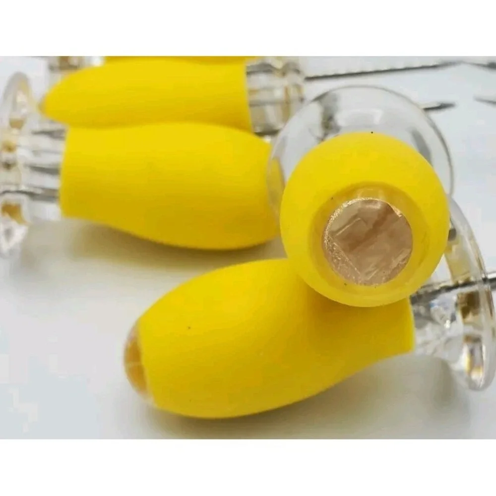 Jumbo Soft Grip Corn On The Cob Holders Handles 6 Pair Yellow &‎ Clear Plastic